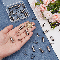 10 шт. съемных фиксаторов для конца шнура из сплава&nbsp;FIND-CP0003-50