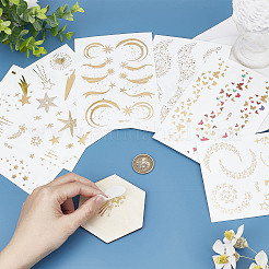 8 лист 8 стиля горячего тиснения веснушки боди-арт татуировка наклейка на лицо MRMJ-GF0001-30