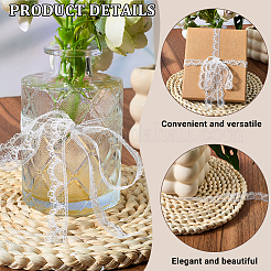 Отделочные ленты из полиэфирного кружева&nbsp;OCOR-WH20050-028E