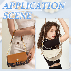 2 шт. сплав прямоугольные и восьмиугольные звенья цепи удлинительные цепи для сумок HJEW-HS00047