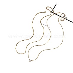 2 шт. плоские круглые латунные двухслойные подвески с микропаве из прозрачного кубического циркония FS-WGF0327-01