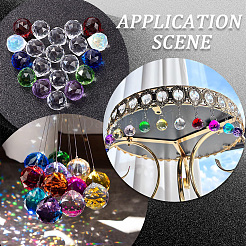 Стеклянные подвески каплевидный прозрачный k9&nbsp;GLAA-SP0001-22