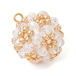 Подвески из гальванического стекла&nbsp;PALLOY-MZ00879-05