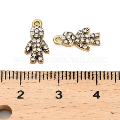 Подвеска из нержавеющей стали 304 со стразами STAS-U047-12G