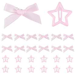 15 шт. заколки-звездочки для волос с железными кнопками&nbsp;OHAR-CP0001-23