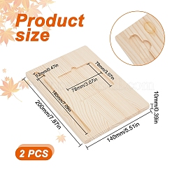 Держатель для заметок из дерева WOOD-WH0001-07C