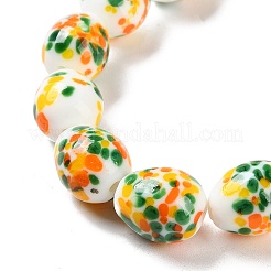 Бусы лэмпворк ручной работы&nbsp;LAMP-Q036-08C