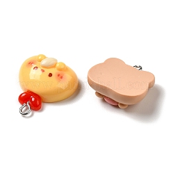 Подвески из непрозрачной смолы RESI-P035-01P