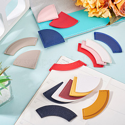 16 шт. 16 стиля закладки для книг из искусственной кожи AJEW-TA0002-23