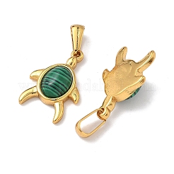 Синтетического малахита подвески&nbsp;STAS-L309-03G