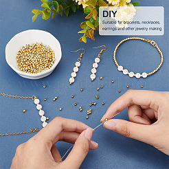 400 шт. Латунные дистанционные бусины&nbsp;KK-BC0003-14