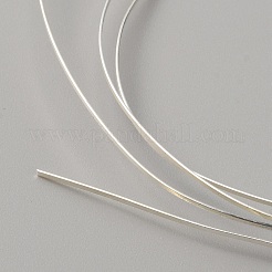 999 тонкая плоская серебряная прямоугольная проволока STER-WH0010-12A-S