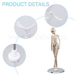 Регулируемая пластиковая подставка для куклы&nbsp;ODIS-WH0329-93