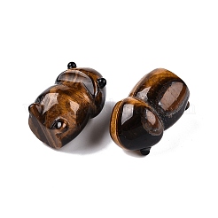 Натуральные фигурки монстров из тигрового глаза&nbsp;DJEW-N003-01D