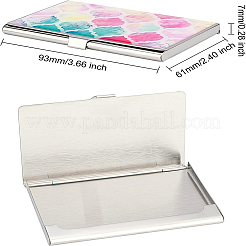 Эпоксидная коробка для хранения визитных карточек ручного типа AJEW-WH0013-22