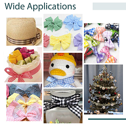 Полиэстеровая тартановая проволочная лента&nbsp;OCOR-WH0077-087B