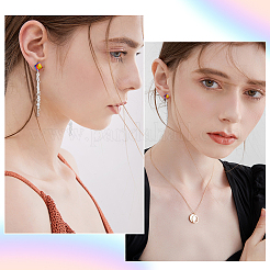 24 шт. ионное покрытие (IP) 304 нержавеющая сталь гвоздики фурнитура для сережек STAS-DC0012-23