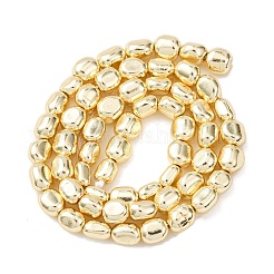 Гальванизировать немагнитных синтетический гематит бисер пряди&nbsp;G-L485-17A-G