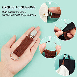 Ahademaker 8 шт. 8 цвета железный зажим для шляпы для сумок&nbsp;AJEW-GA0004-61