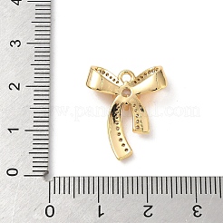 Латунные микропаве прозрачные подвески с фианитом KK-D504-23A-G