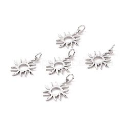 Подвески из нержавеющей стали 201 с эффектом солнечного затмения STAS-S105-T547D-1