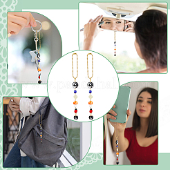 3 шт. подвеска в виде гриба-лэмпворка с изображением сглаза HJEW-FH00115