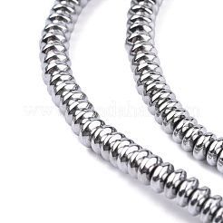 Немагнитные синтетический гематит бисер пряди G-C124-4x2mm-2