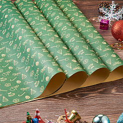 Цветочная подарочная упаковочная бумага DIY-TAC0020-52B