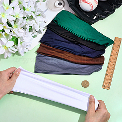 6 шт. 6-цветная широкая повязка на голову для спорта&nbsp;AJEW-CN0005-07A