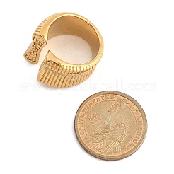 Манжетное кольцо из нержавеющей стали 304&nbsp;RJEW-Z076-10G-04