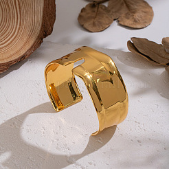 Увеличенные открытые браслеты-манжеты из нержавеющей стали 304 JN8836