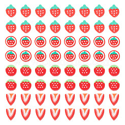 160 шт. 4 стиля бусины из полимерной глины ручной работы&nbsp;CLAY-TA0001-87