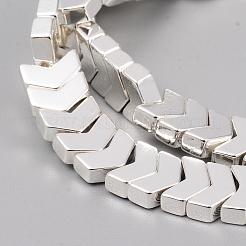 Гальванические немагнитная синтетический гематит бисер пряди G-F682-04A-S