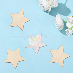 50шт вырезы из дерева&nbsp;DIY-SP0004-64A-03