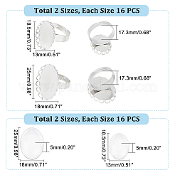 Набор для самостоятельного изготовления овального кольца-купола DIY-UN0004-49
