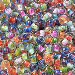 Прозрачный стеклянный круглый бисер SEED-B001-05A-17