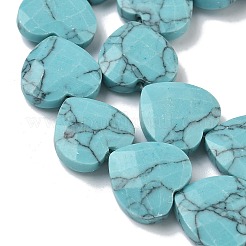 Синтетических нитей бирюзовые бусы&nbsp;G-A309-A16-01