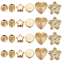 1800шт 6 стиля пластиковые бусины ccb CCB-PA0001-14G