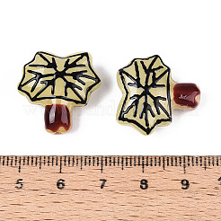 Эмалевые бусины ручной работы в технике лэмпворк&nbsp;LAMP-T023-21B