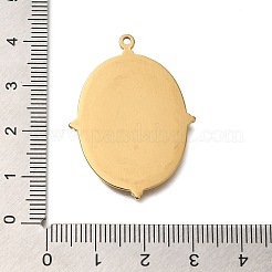 Ионное покрытие (ip) нержавеющая сталь 304 подвеска кабошон оправа&nbsp;X-STAS-H225-03G