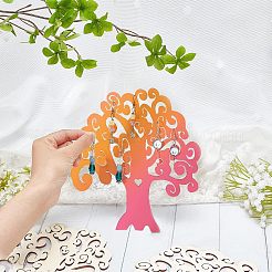 Вырезка из дерева генеалогическое древо WOOD-WH0031-06