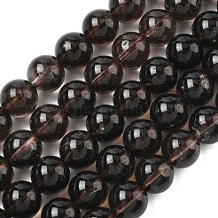 Природный дымчатый кварц нитей бисера&nbsp;G-C265-A01-10mm-01