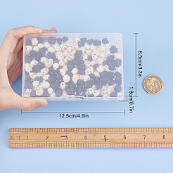 4 нитка 4 стильных окрашенных синтетических бирюзовых бусин&nbsp;FIND-SC0002-78