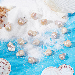 1 нить натурального барочного жемчуга Кеши жемчужные бусины нити PEAR-NB0001-28