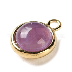 Подвески из натурального аметиста &nbsp;STAS-L022-398E-G