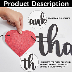 Бумажные баннеры с флагами&nbsp;DIY-WH20032-26