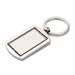 Вращающиеся заготовки для брелоков из сплава для кабошонов KEYC-F041-03P