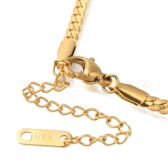 Ионное покрытие (ip) 304 нержавеющая сталь эмалированные браслеты-бабочки AJEW-H152-01G