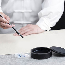 2 шт. 2-х цветный фарфоровый держатель для каллиграфических кистей AJEW-CA0004-91