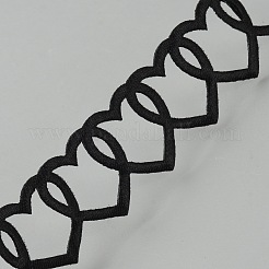 Лента из полиэстера в форме сердца&nbsp;DIY-WH20048-086A